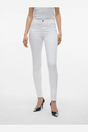 VERO MODA Vmalia Talle Medio Corte Slim Vaqueros