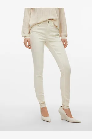 VERO MODA Vmflash Talle Medio Corte Skinny Vaqueros