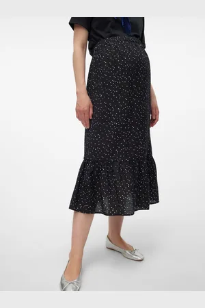 Mama;licious Falda Midi Cintura Baja