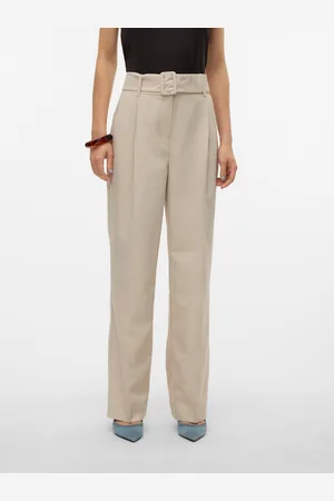 VERO MODA Vmnancy Tiro Alto Pantalones