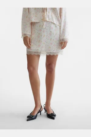 VERO MODA Snsally Cintura Alta Minifalda