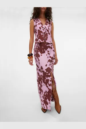 VERO MODA Sncory Cintura Media Falda Larga