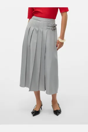 VERO MODA Vmhelga Cintura Alta Falda Larga