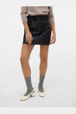 VERO MODA Vmalva Cintura Alta Falda Corta