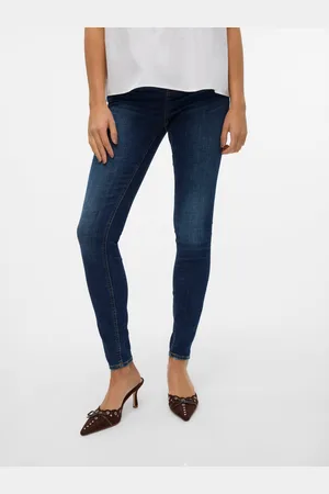 VERO MODA Vmflash Talle Medio Corte Skinny Vaqueros