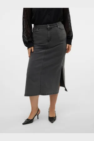 VERO MODA Vmcserena Cintura Alta Falda Larga