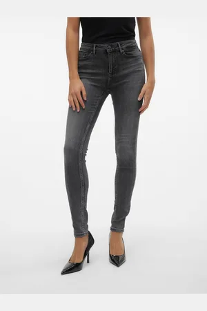 VERO MODA Vmflash Talle Medio Corte Skinny Vaqueros