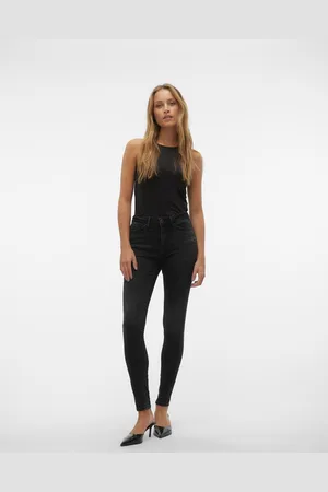 VERO MODA Vmflash Talle Medio Corte Skinny Vaqueros