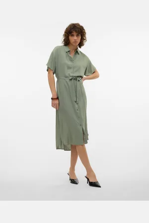 VERO MODA Vmbumpy Vestido Midi