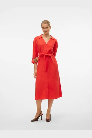 VERO MODA Vmlinn Vestidos Camiseros