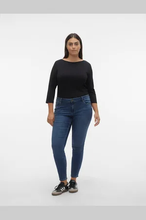 VERO MODA Vmcsela Talle Medio Corte Slim Vaqueros