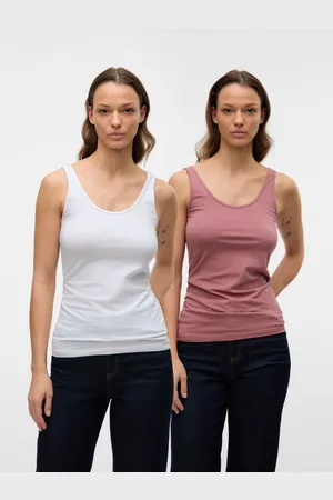 VERO MODA Vmmaxi 2-pack Camisetas De Tirantes