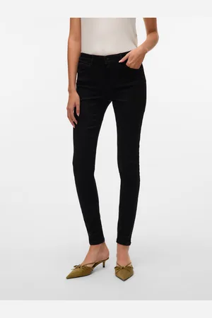 VERO MODA Vmseven Talle Medio Corte Slim Vaqueros
