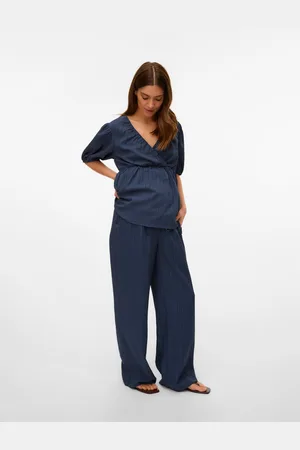 Mama;licious Pantalones Corte Regular