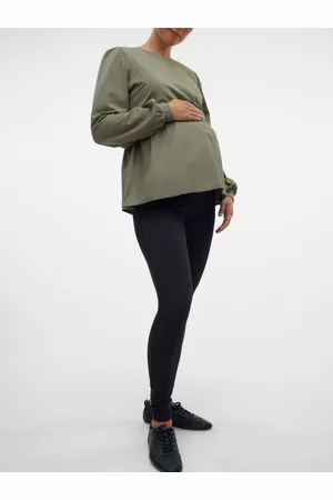 Mama;licious Leggings Corte Slim