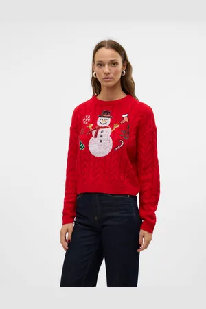 VERO MODA Vmsnowman Pulóveres