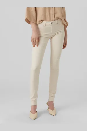 VERO MODA Vmlux Talle Medio Corte Slim Vaqueros