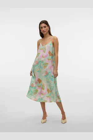 VERO MODA Vmjosie Vestido Midi