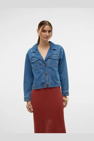 VERO MODA Vmsofie Chaqueta Vaquera