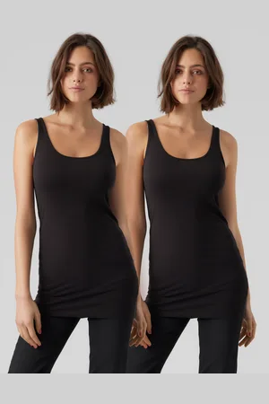 VERO MODA Vmmaxi 2-pack Camisetas De Tirantes