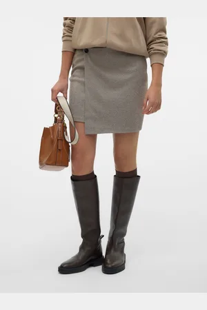 VERO MODA Vmkawi Cintura Media Minifalda