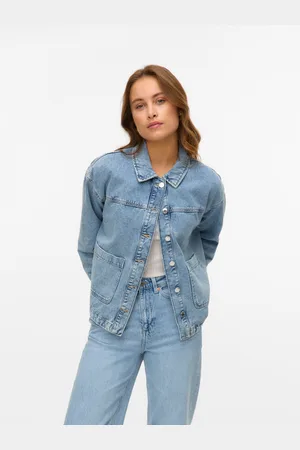 VERO MODA Vmjamie Chaqueta Vaquera