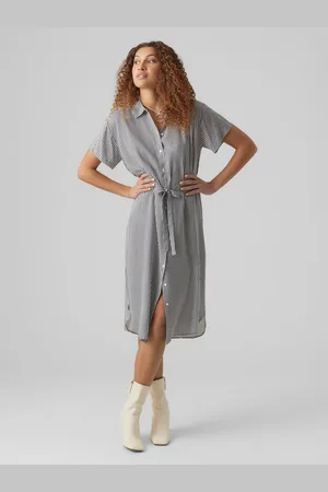 VERO MODA Vmbumpy Vestido Midi