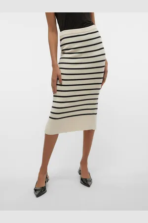 VERO MODA Vmsaba Cintura Media Falda Midi