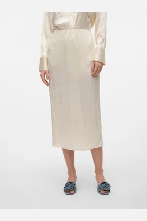 VERO MODA Vmjohaha Cintura Alta Falda Midi