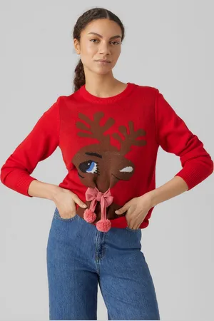 VERO MODA Vmcutedeer Pulóveres