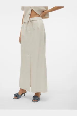 VERO MODA Vmflorence Cintura Alta Falda Larga