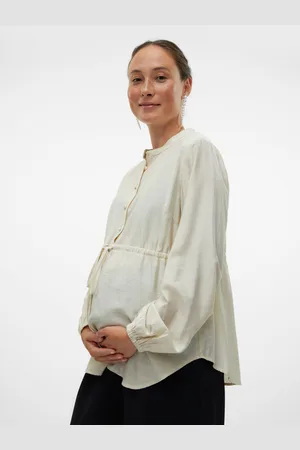 Mama;licious Tops Corte Regular Cuello Mao