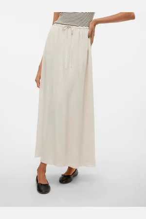 VERO MODA Vmfabiana Cintura Alta Falda Larga