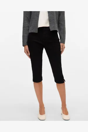 VERO MODA Vmelly Talle Medio Corte Slim Capris