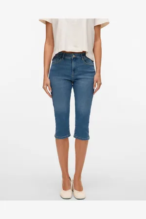 VERO MODA Vmelly Talle Medio Corte Slim Capris