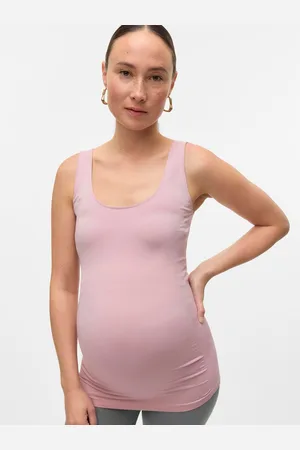 Mama;licious Camisetas De Tirantes Corte Bodycon Cuello En U