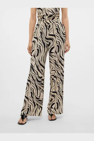 VERO MODA Vmpoet Cintura Alta Pantalones