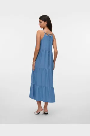 VERO MODA Vmfleur Vestido Midi
