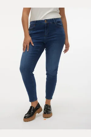 VERO MODA Vmcsophia Tiro Alto Corte Slim Vaqueros