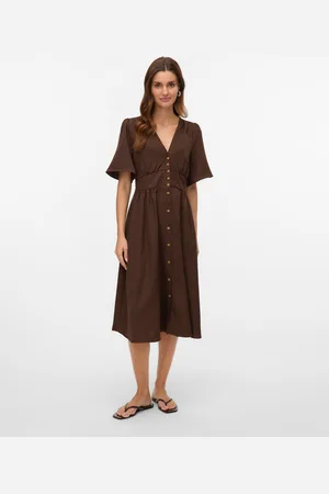 VERO MODA Vmmelaney Vestido Midi