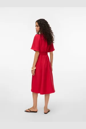 VERO MODA Vmmelaney Vestido Midi