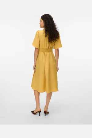 VERO MODA Vmmelaney Vestido Midi
