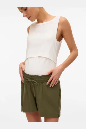 Mama;licious Shorts Corte Relaxed