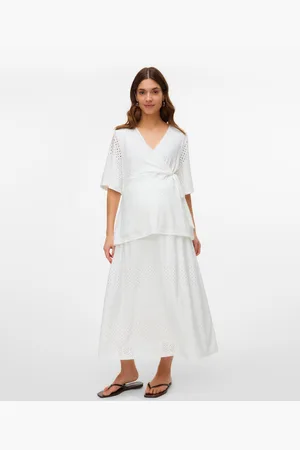Mama;licious Falda Midi Cintura Alta