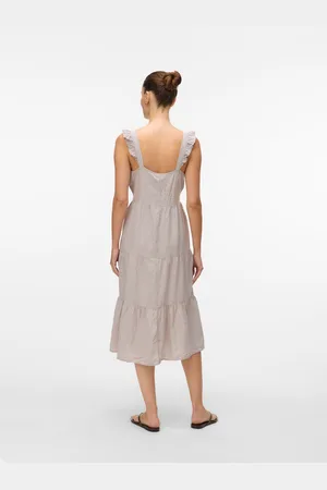 VERO MODA Vmlinn Vestido Midi