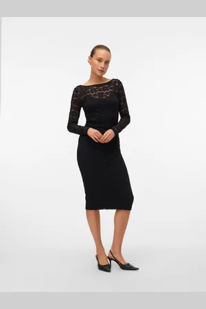 VERO MODA Vmpaula Vestido Midi