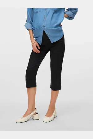 Mama;licious Pantalones Corte Cropped