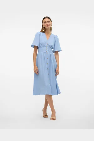 VERO MODA Vmmelaney Vestido Midi