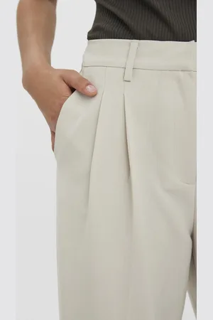 VERO MODA Vmtroian Cintura Media Pantalones