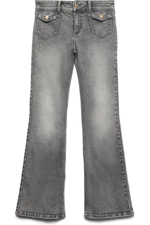 VERO MODA Vmjean Tiro Bajo Corte Flared Vaqueros